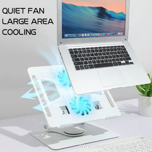 Laptop Stand with 360 Degree Rotation and Height Adjustment